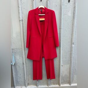 Marc Cain Open Front Long blazer Suit, size N1